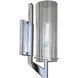 Faceted 1 Light 12.75 inch Wall Sconce