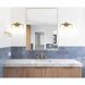 Allure 2 Light 13.75 inch Antique Brass with Matte Opal Vanity Light Wall Light
