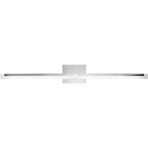 Double L LED 36 inch Chrome with Frosted White Vanity Light Wall Light