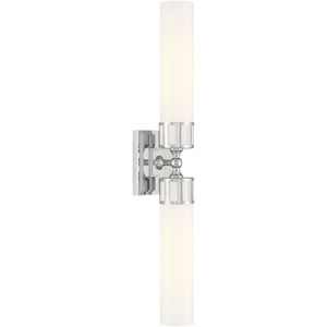 Astor Sconce Wall Light in Chrome, Incandescent