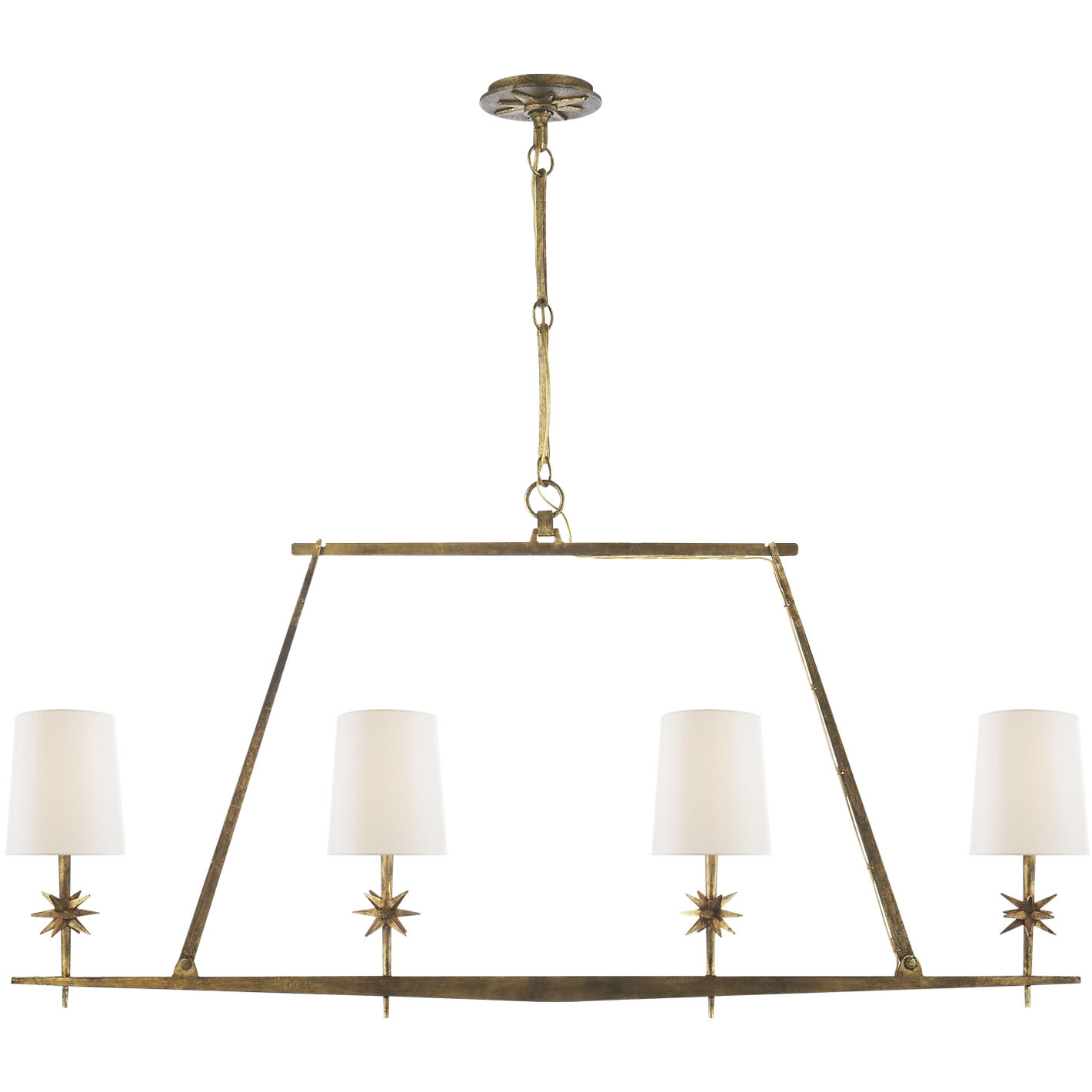 Ian K. Fowler Etoile Linear Chandelier