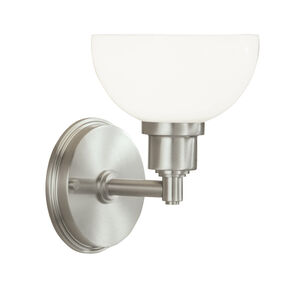 Whitman 1 Light 6 inch Brushed Nickel Wall Sconce Wall Light 