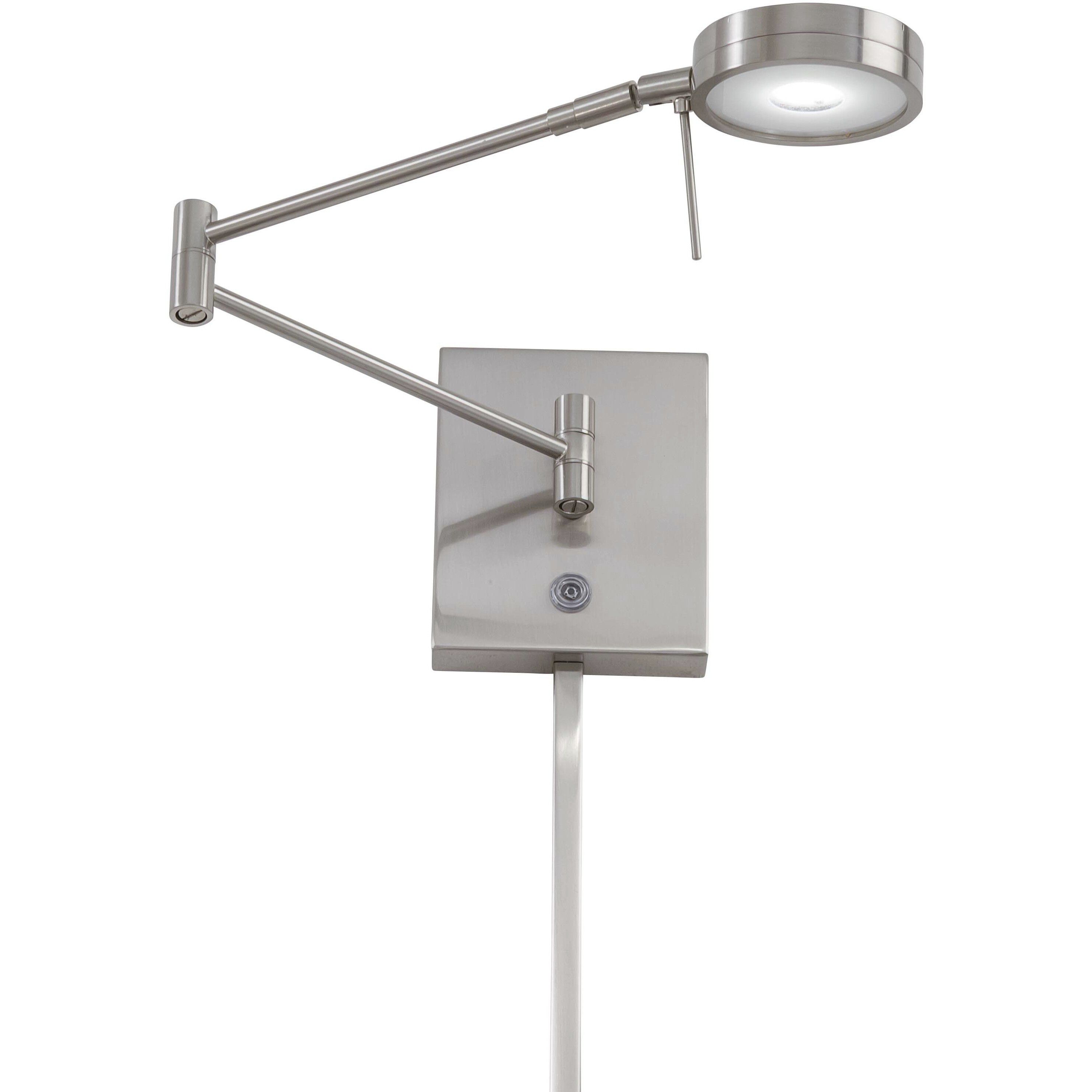 George's Reading Room Swing Arm Wall Light