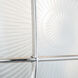 Mariner 1 Light 9.5 inch Chrome with Bronze and Frosted White Outdoor Wall Sconce