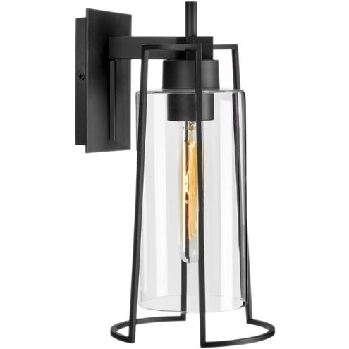 Cere 1 Light 14.25 inch Matte Black Outdoor Wall Sconce, Small