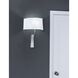 Diamond Sconce Wall Light in White Shade