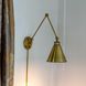 Aidan 5.5 inch Brushed Nickel Swingarm Sconce Wall Light, Moveable