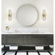 Murano Sconce Wall Light in Satin Brass