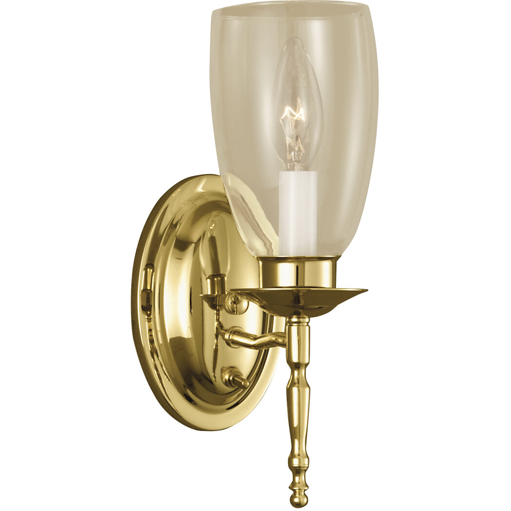 Polished brass new arrivals wall sconce