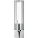Slope LED 4 inch Chrome ADA Wall Sconce Wall Light