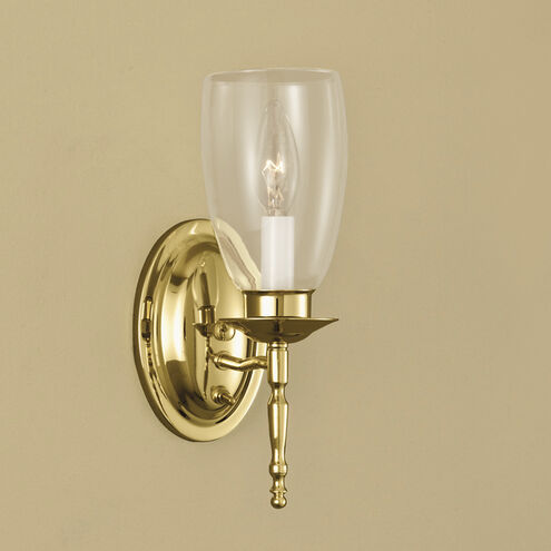 Legacy 1 Light 3.75 inch Polished Brass Wall Sconce Wall Light