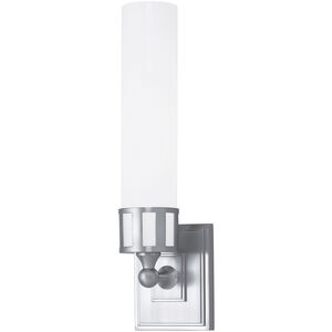 Astor 1 Light 4 inch Brushed Nickel ADA Wall Sconce Wall Light in Incandescent
