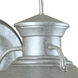 Budapest 1 Light 12.5 inch Galvanized Outdoor Wall Sconce, Large