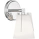 Allure Sconce Wall Light in Chrome