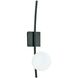Perch Sconce Wall Light in Satin Brass