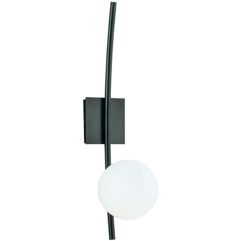 Perch Sconce Wall Light in Satin Brass