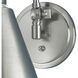 Aidan 5.5 inch Brushed Nickel Swingarm Sconce Wall Light, Moveable