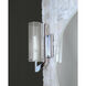 Faceted Sconce Wall Light in Chrome