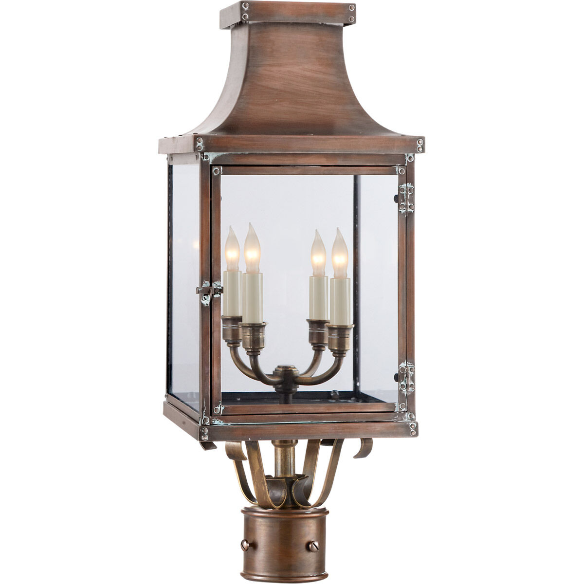 Chapman & Myers Bedford Outdoor Post Lantern