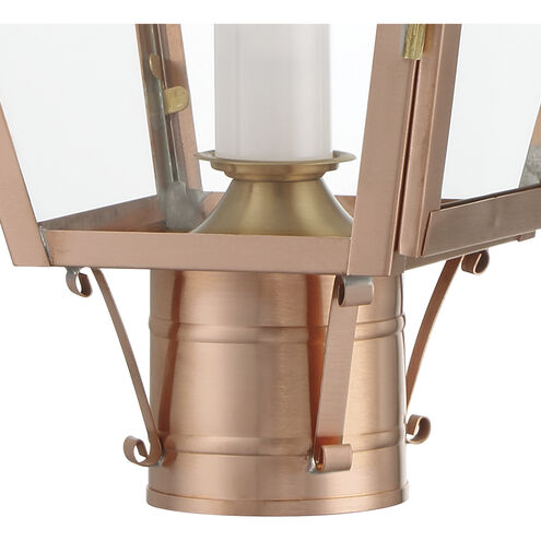 Olde Colony 1 Light 22 inch Copper Outdoor Post