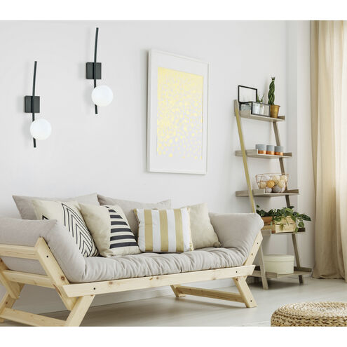 Perch Sconce Wall Light in Satin Brass