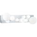 Hollywood 9 Light 24 inch Matte Black Bath Bar Wall Light