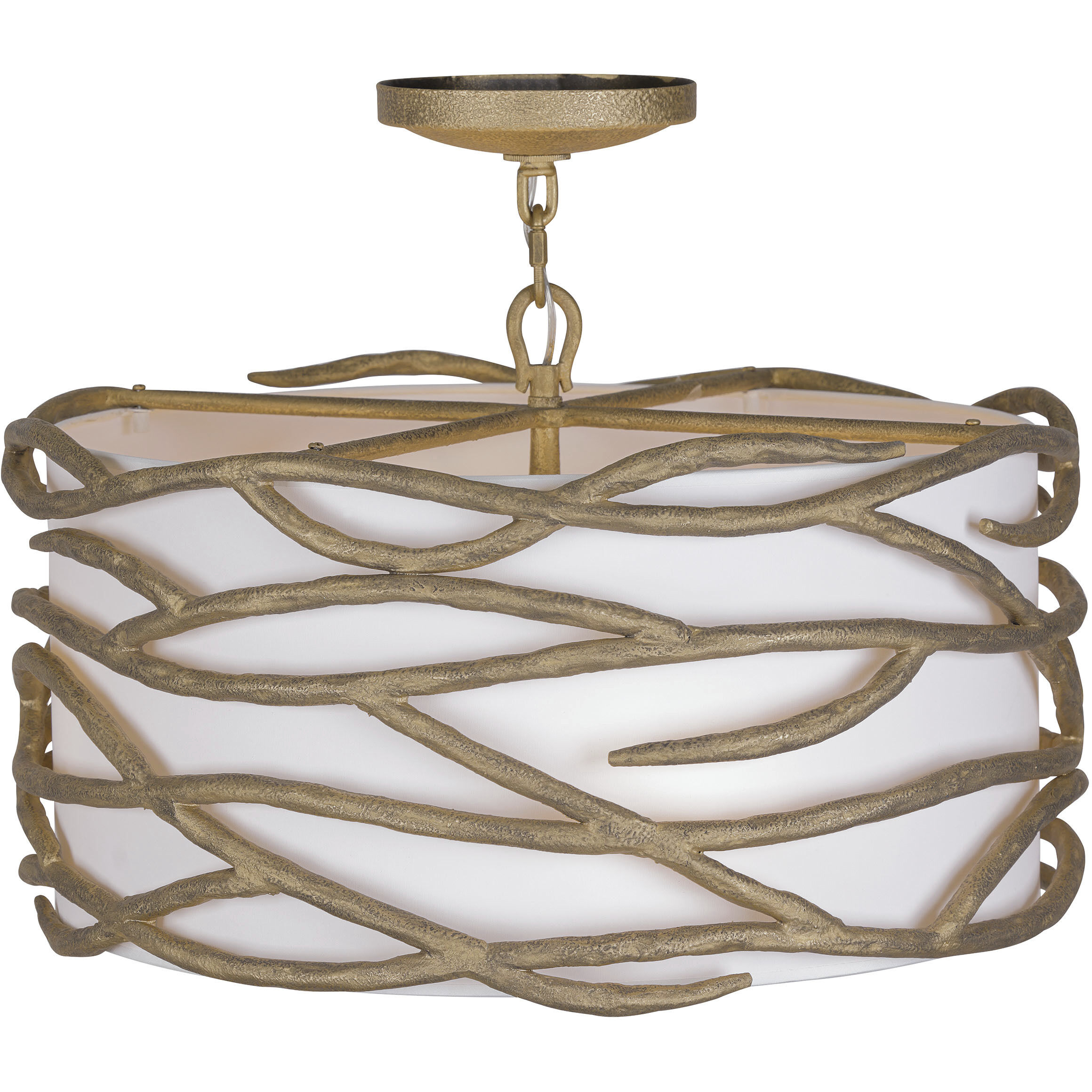 Branch Reality Semi Flush Mount