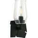 Gaia Sconce Wall Light in Matte Black