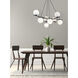Perch 8 Light 41.25 inch Acid Dipped Black Chandelier Ceiling Light
