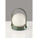 Millie 8.25 X 7 inch Sage Green Color Changing Table Lantern, Simplee Adesso
