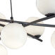 Perch 8 Light 41.25 inch Acid Dipped Black Chandelier Ceiling Light