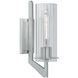 Faceted Sconce Wall Light in Chrome