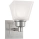 Matthew Sconce Wall Light in Brushed Nickel