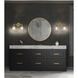 Alden 2 Light 16.25 inch Antique Brass with Clear Vanity Light Wall Light