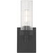 Lida Sconce Wall Light in Matte Black