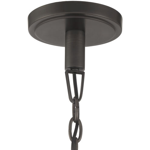 Selina LED 22 inch Oil Rubbed Bronze Chandelier Ceiling Light, Tiered Globe