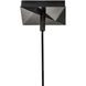 Arctic 1 Light 5 inch Acid Dipped Black with Clear Pendant Ceiling Light