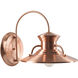Budapest 1 Light 12.5 inch Copper Outdoor Wall, Large