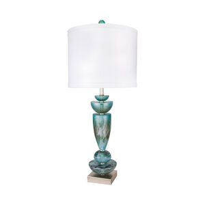 Flagship 35 inch 150 watt Silver Table Lamp Portable Light