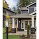 Back Bay 3 Light 16.75 inch Matte Black with Clear Outdoor Wall Sconce, Small