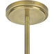 Ray 4 Light 25.13 inch Aged Brass Chandelier Ceiling Light