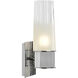 Icycle 1 Light 4.25 inch Chrome Wall Sconce Wall Light in Clear Frosted