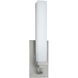 Tetris Sconce Wall Light in Brushed Nickel, Single