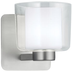 Alexus 1 Light 5 inch Brushed Nickel Wall Sconce Wall Light
