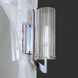 Faceted 1 Light 3.75 inch Brushed Nickel ADA Wall Sconce Wall Light