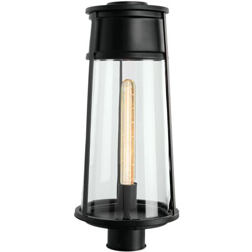 Cone 1 Light 19.75 inch Matte Black Outdoor Post Light