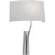 Diamond Sconce Wall Light in White Shade