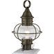 Classic Onion 1 Light 11.38 inch Post Light & Accessory