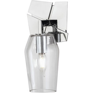 Gaia Sconce Wall Light in Chrome