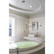 Alex Sconce Wall Light in Chrome, Splashed Opal